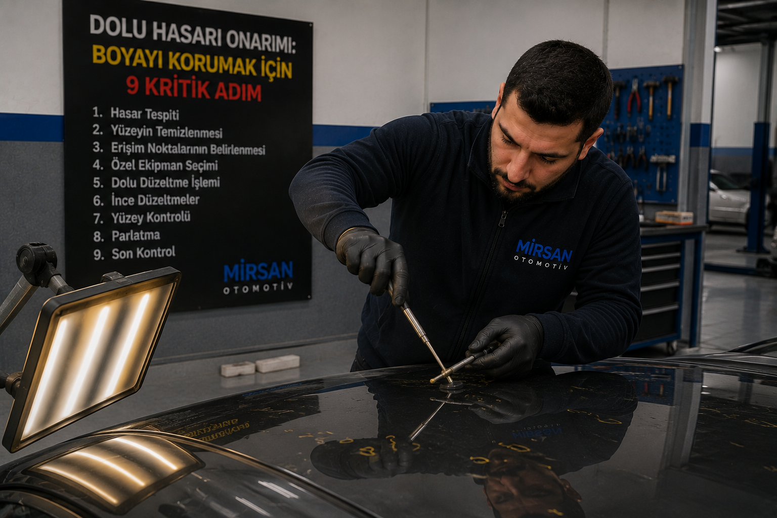Dolu Hasarı Onarımı: Boyayı Korumak İçin 9 Kritik Adım
