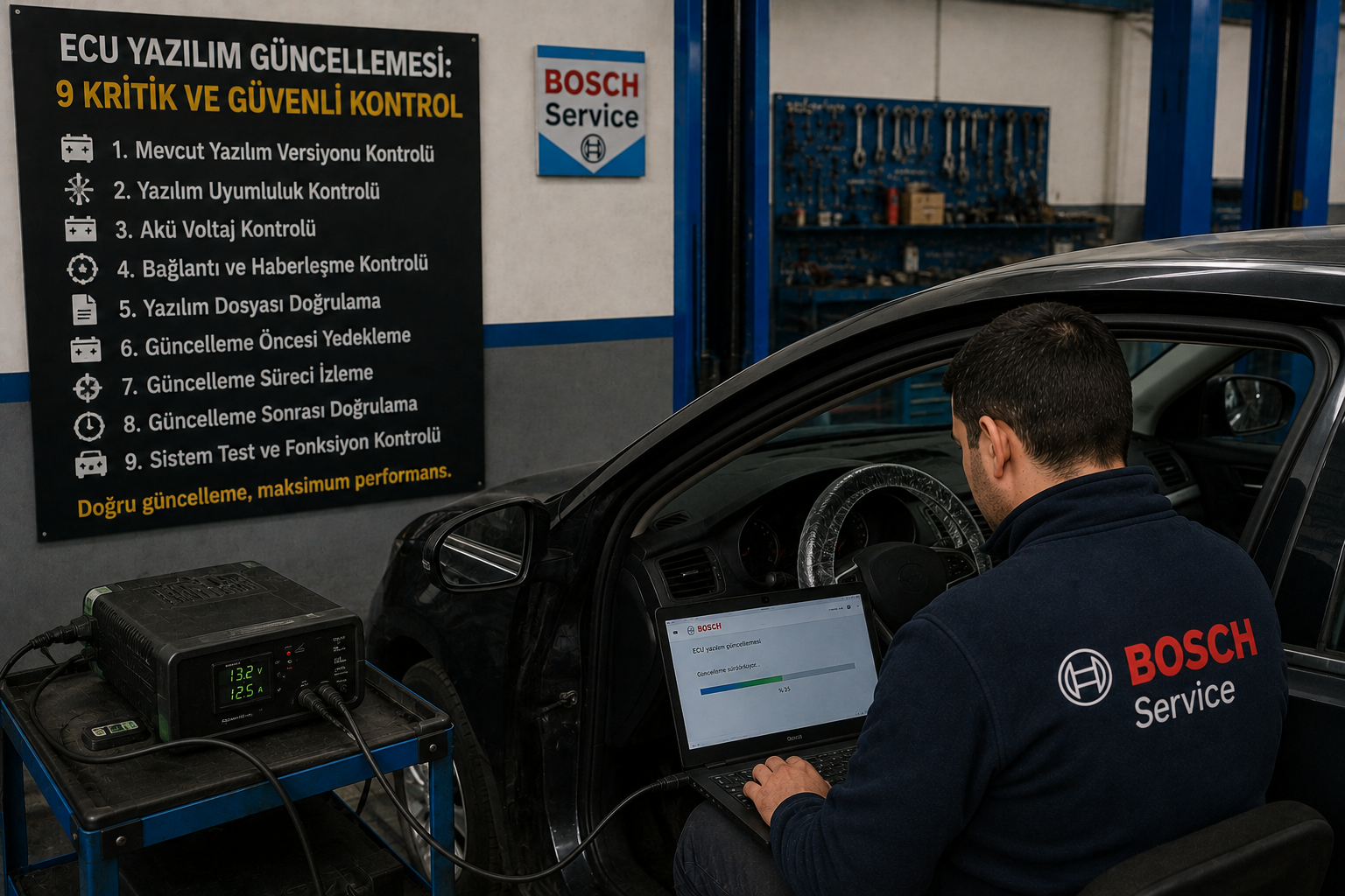 ECU Yazılım Güncellemesi: 9 Kritik ve Güvenli Kontrol